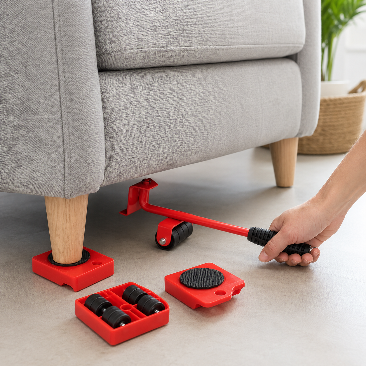Kit Elevador y Desplazador de Muebles MovePro