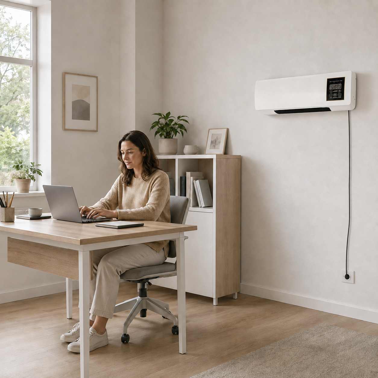 Calefactor de Pared 2 en 1 HeatWall 1800W