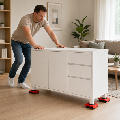 Kit Elevador y Desplazador de Muebles MovePro