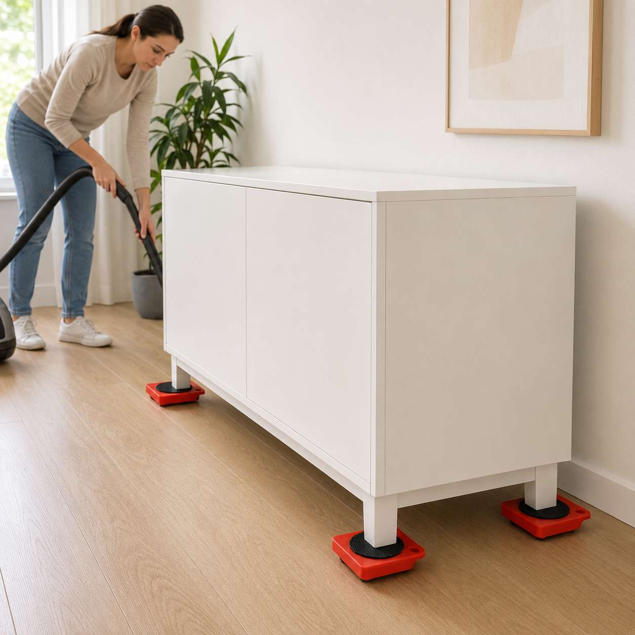 Kit Elevador y Desplazador de Muebles MovePro