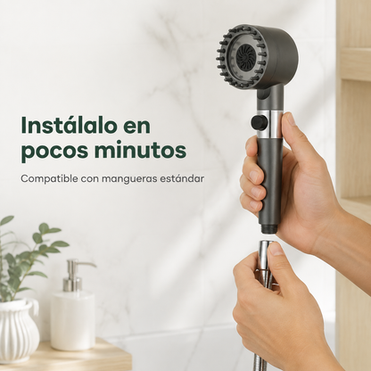 Cabezal de ducha de alta presión con filtro