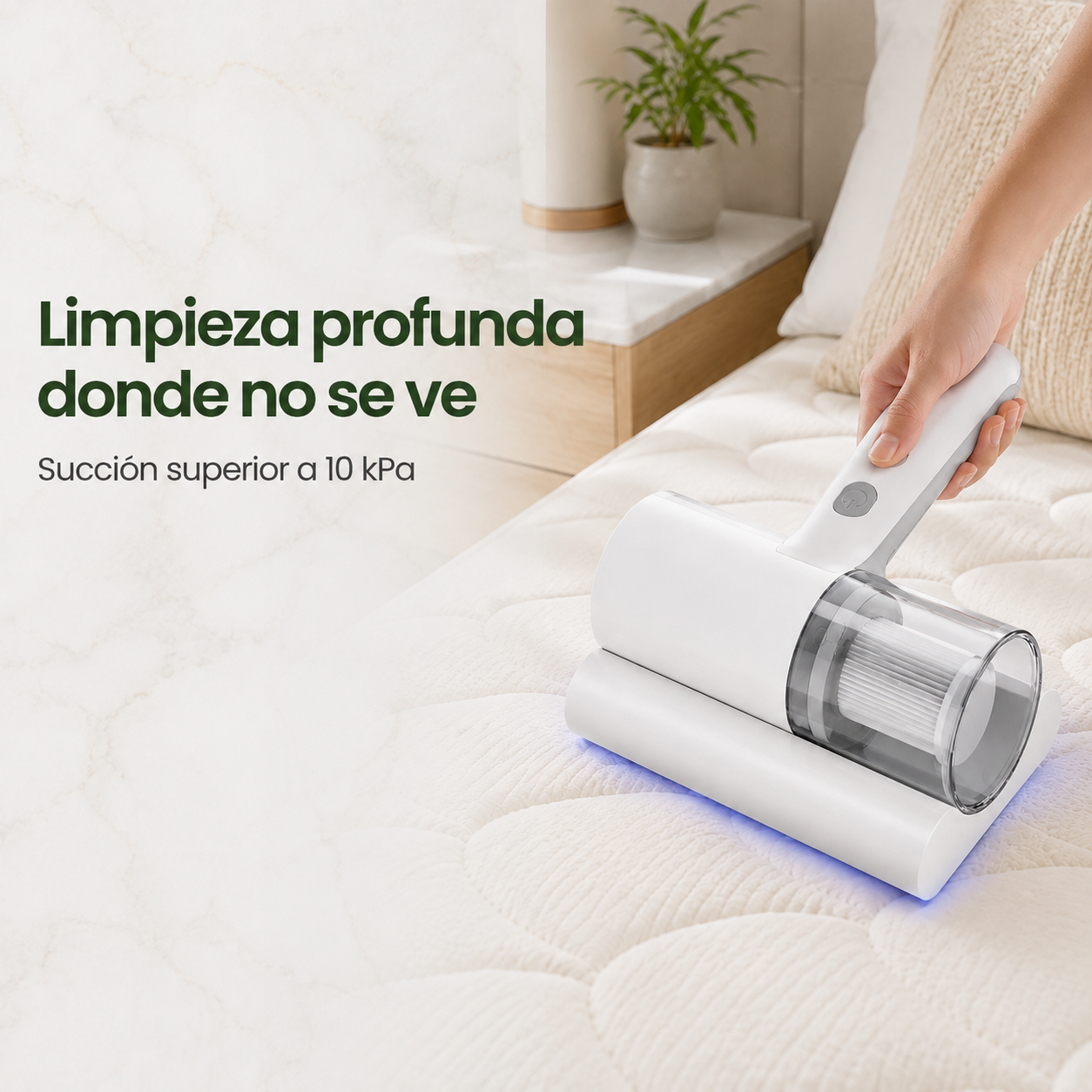Aspiradora Antiácaros UV Portátil