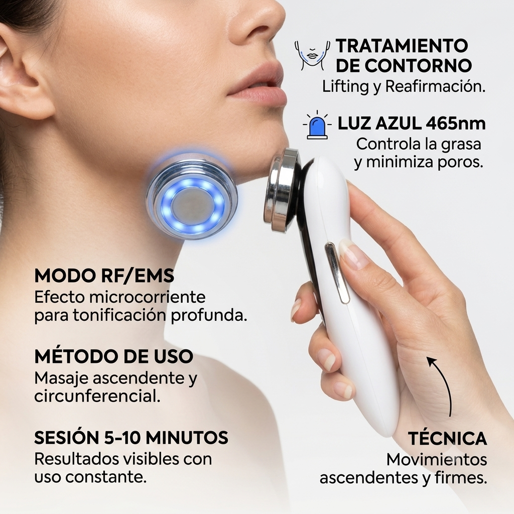 Kevianna UltraLift Pro™ | Dispositivo Facial de Radiofrecuencia, EMS y LED