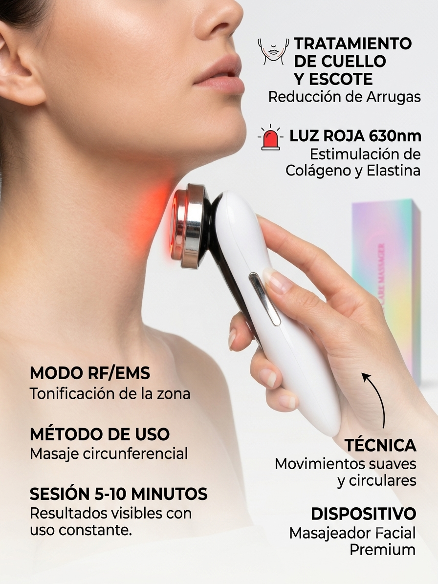 Kevianna UltraLift Pro™ | Dispositivo Facial de Radiofrecuencia, EMS y LED