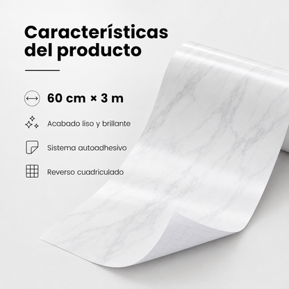 Papel Adhesivo Efecto Mármol Kevianna™